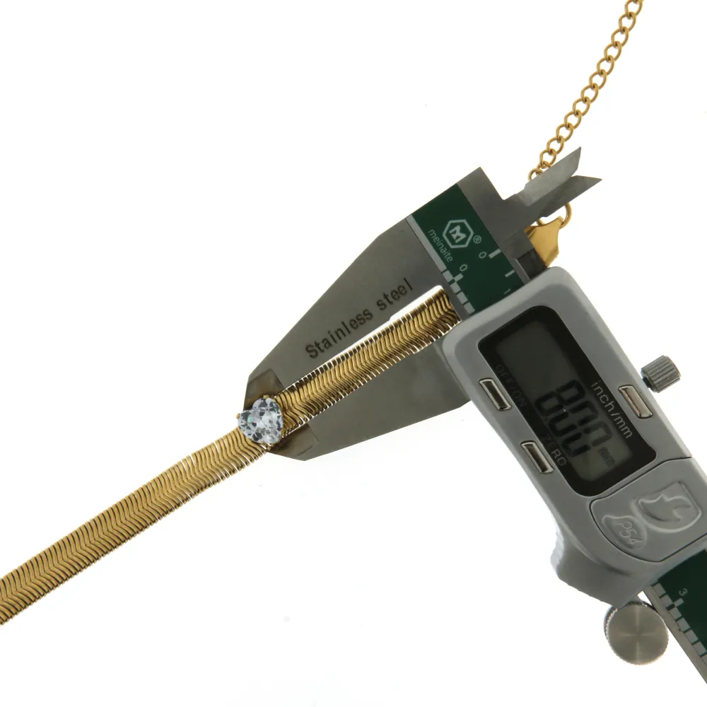 BAC6796-Serpente Cuore-Bracciale con Chiusura in Acciaio - BAC6796-Serpente Cuore-Bracciale con Chiusura in Acciaio (Argento)