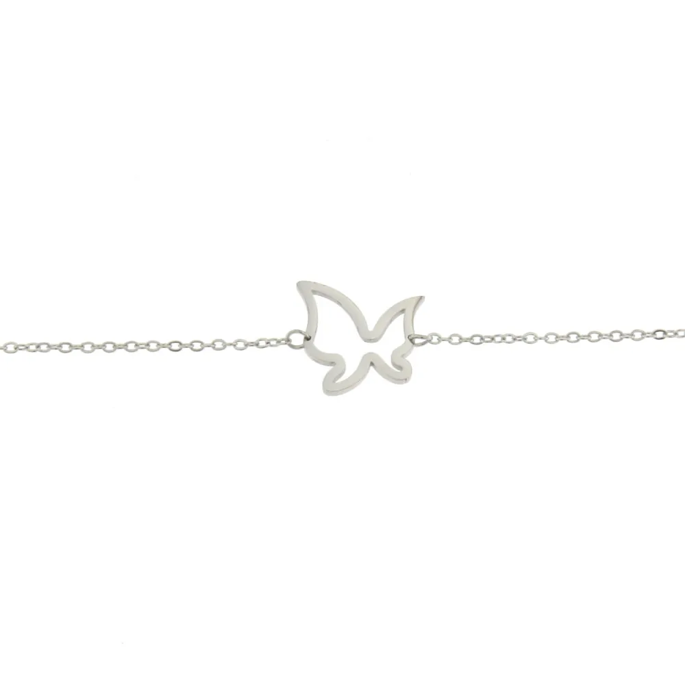 [BAC7210-Farfalla - Bracciale in Acciaio] BAC7210-Farfalla - Bracciale in Acciaio - BAC7210-Farfalla - Bracciale in Acciaio