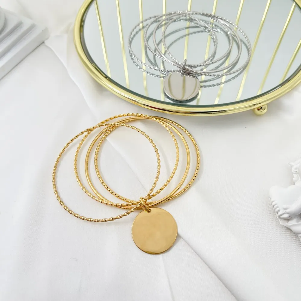 Tondo-Bracciali Multifili Rigidi in Acciaio - BAR-103-AA3365B 3366