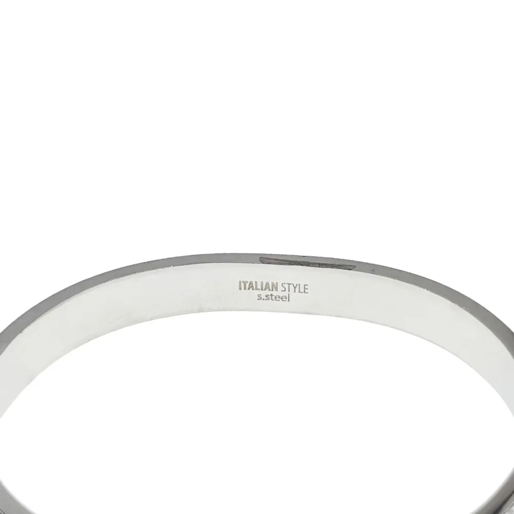[BAR-413-1074] Doppio -Bracciale Rigido in Acciaio - BAR-413-1074 (Oro Giallo)