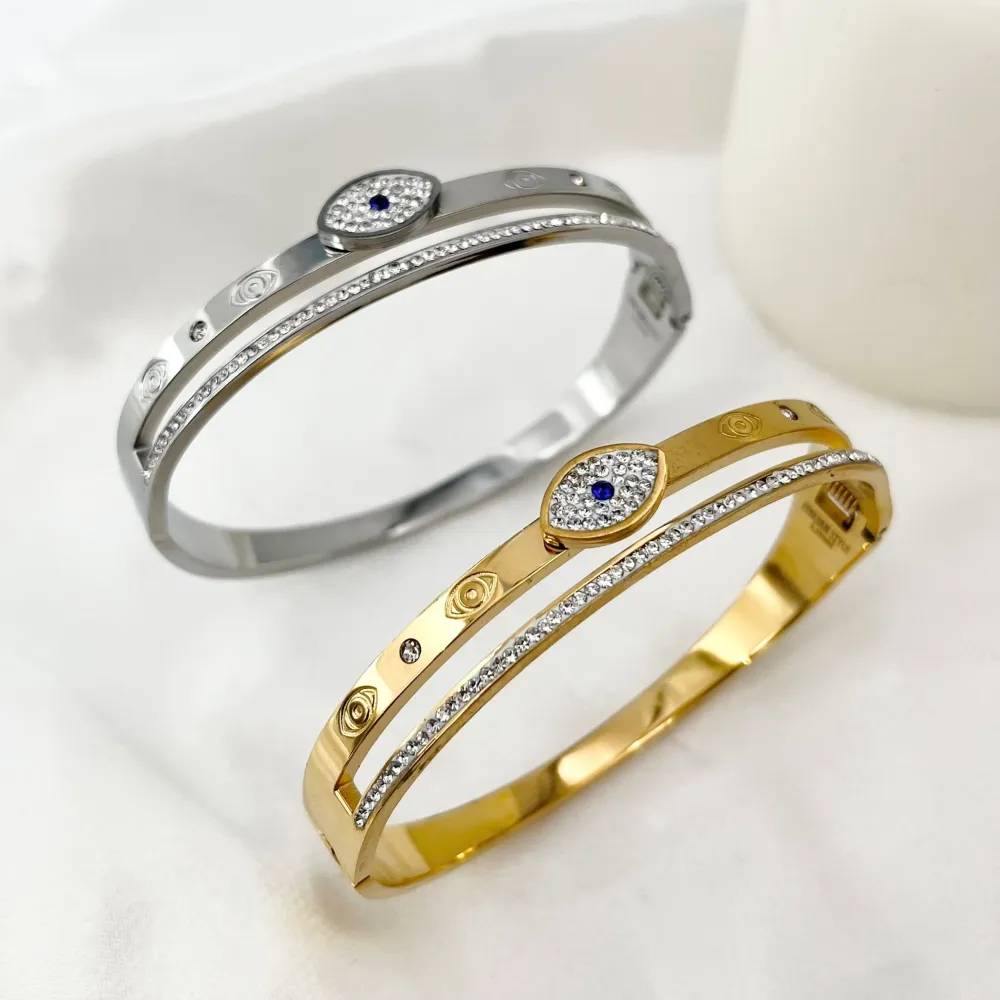 Occhio -Bracciale Rigido in Acciaio - BAR-413-1181