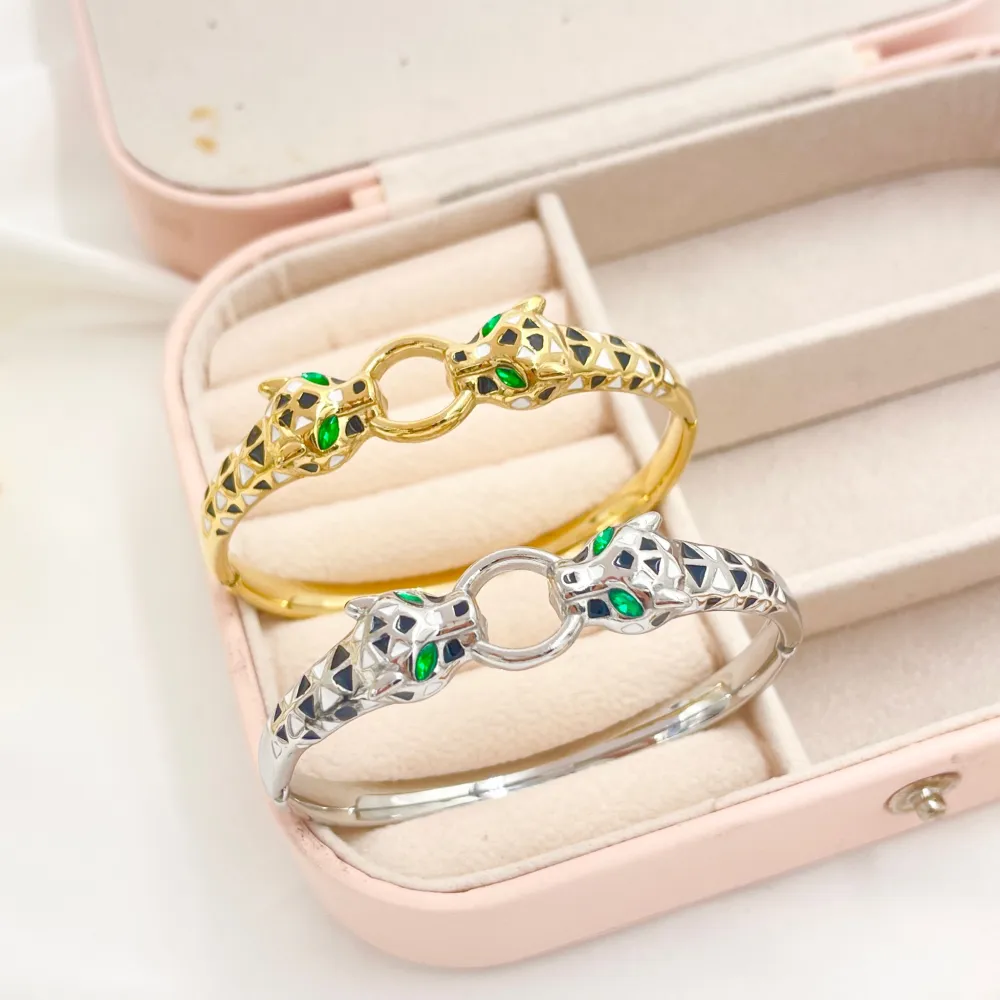 Pantera--Bracciale Rigido in Acciaio - BAR-413-121