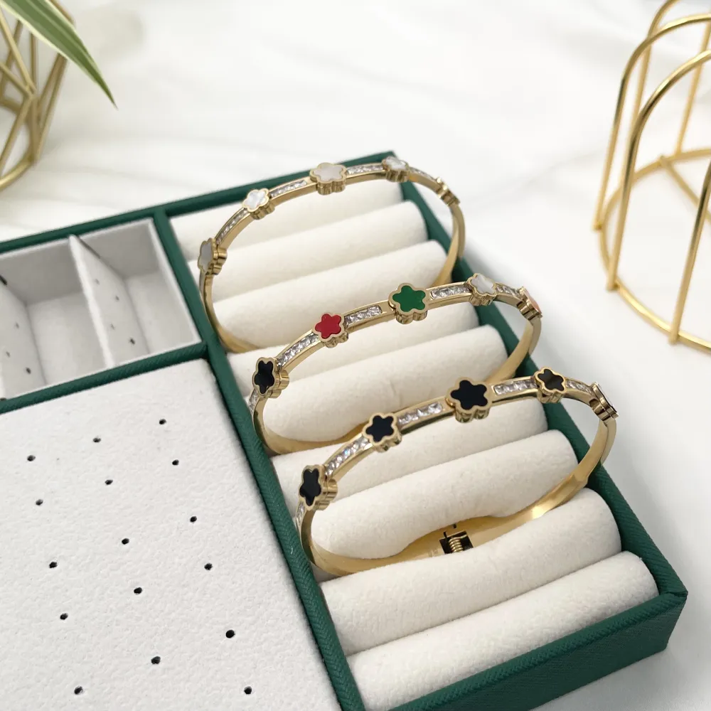 Fiore-Bracciale Rigido in Acciaio - BAR-413-2303