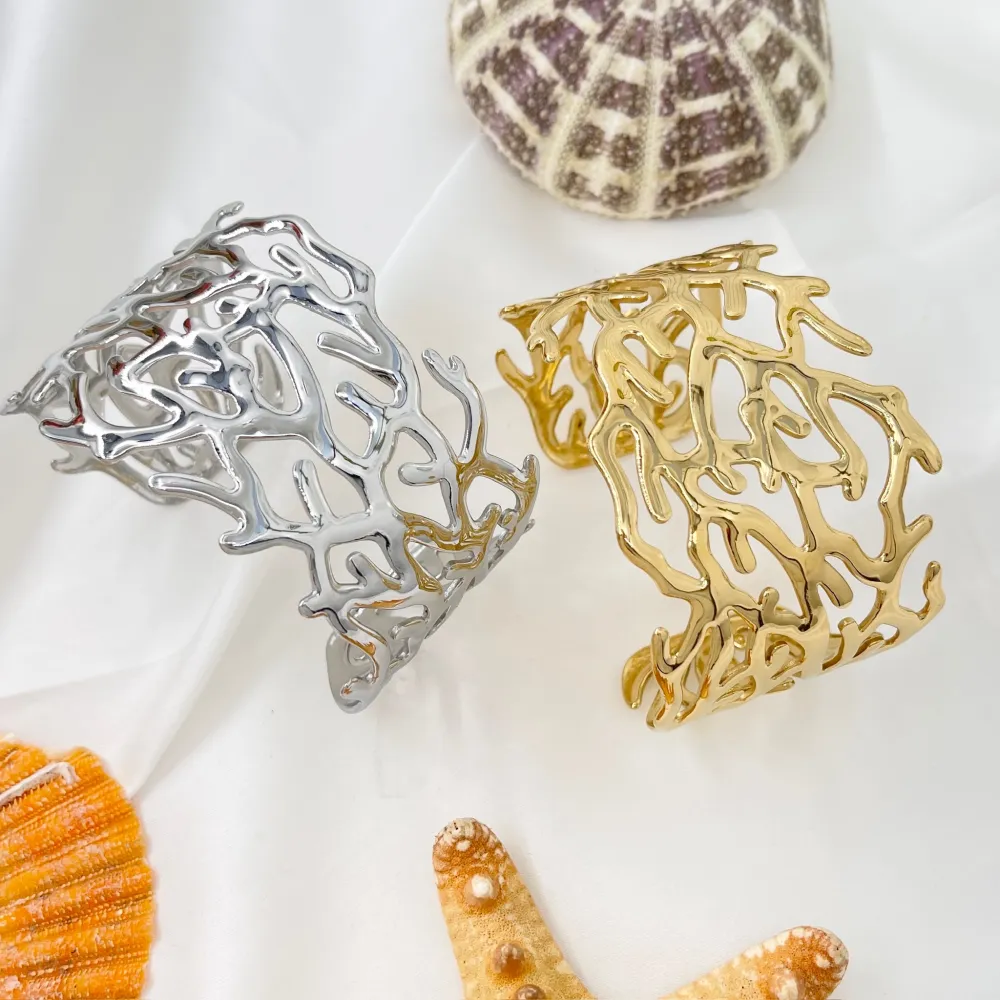 Corallo -Bracciale Rigido in Acciaio - BAR-413-280