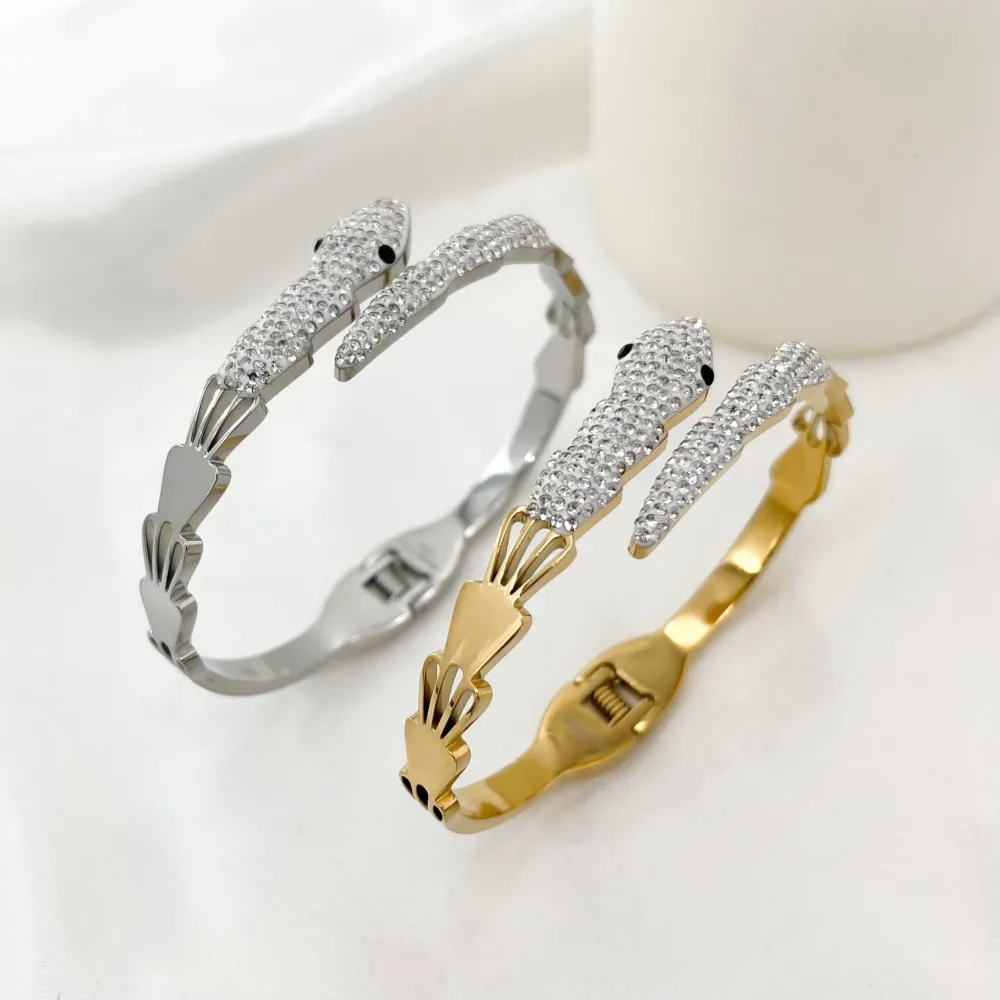 Serpente-Bracciale Rigido in Acciaio - BAR-413-327-1201