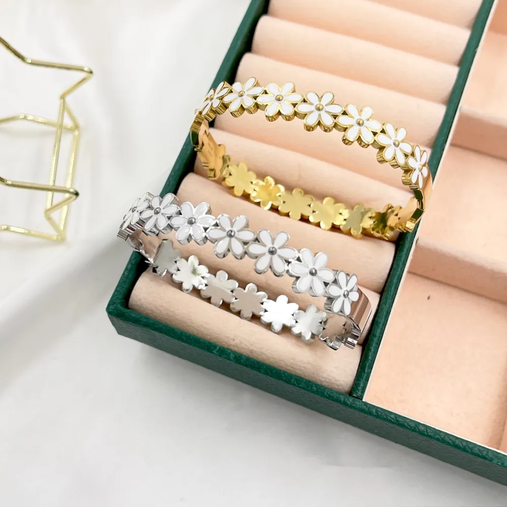 Margherita -Bracciale Rigido in Acciaio - BAR-413-3488