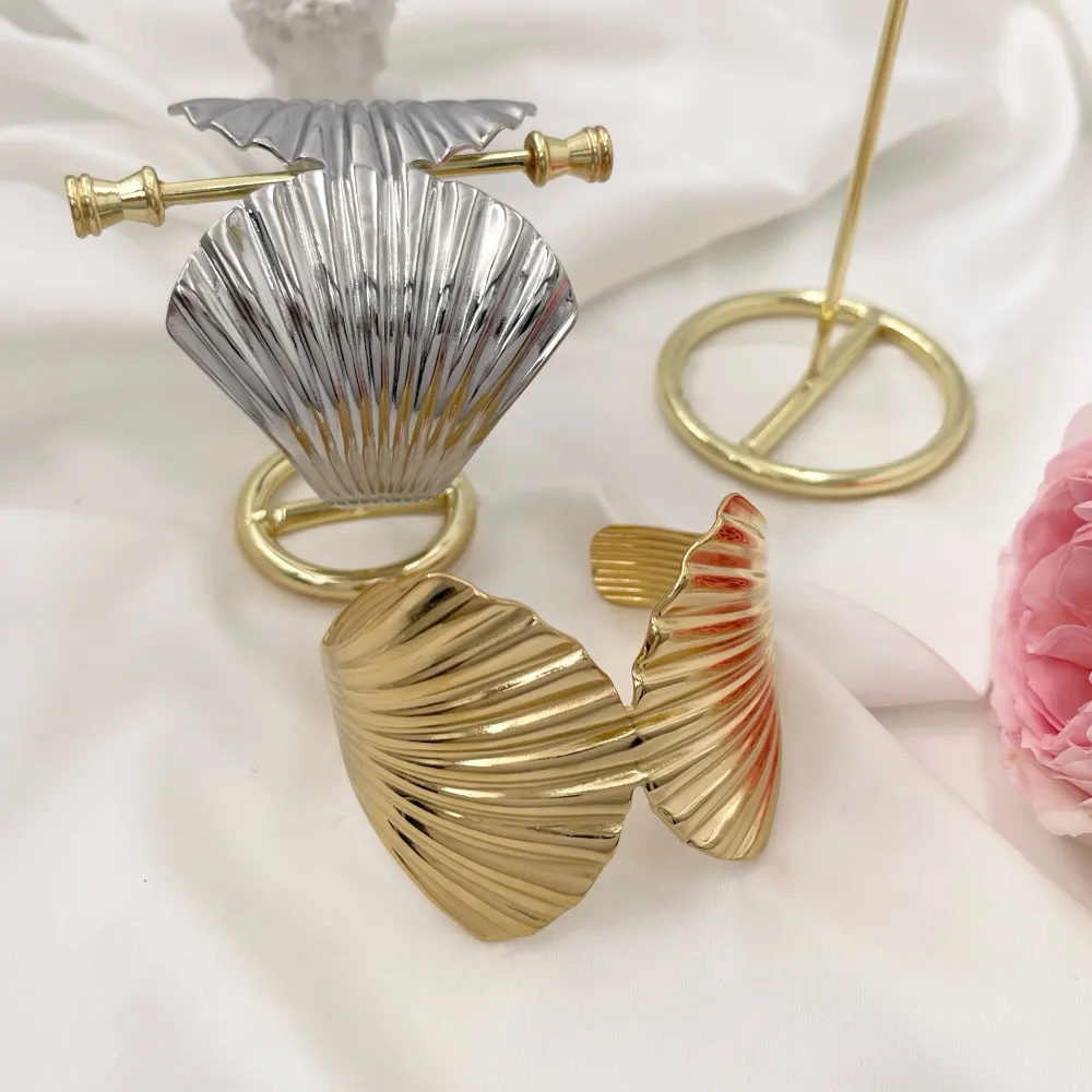 Ventaglio-Bracciale Rigido in Acciaio - BAR-732-42