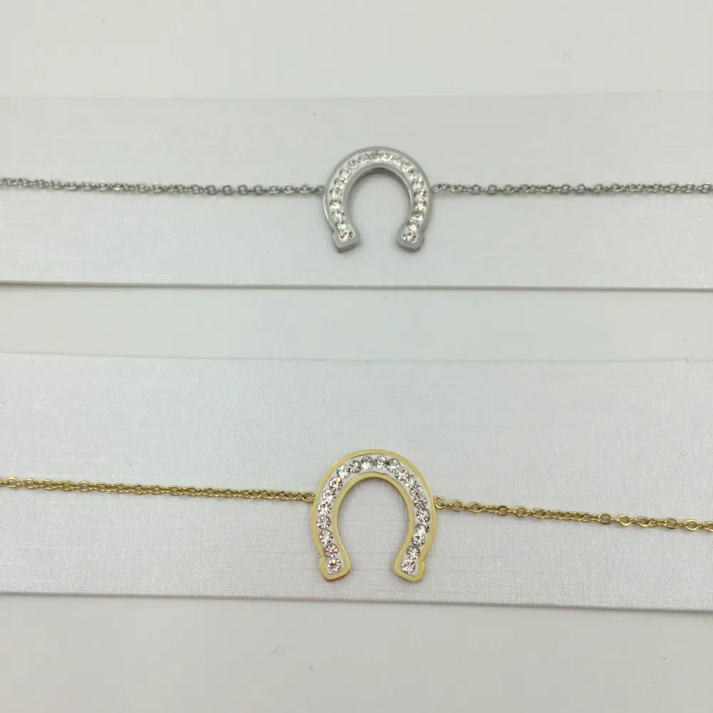 BAS- Ferro di Cavallo 4610 - Bracciale in Acciaio con Chiusura - BAS- Ferro di Cavallo 4610 - Bracciale in Acciaio con Chiusura