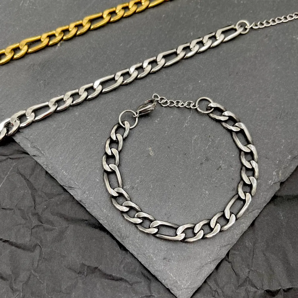 Catena 8mm 1.4NK3.1-Bracciale Unisex in Acciaio - BAU-208-262 8mm