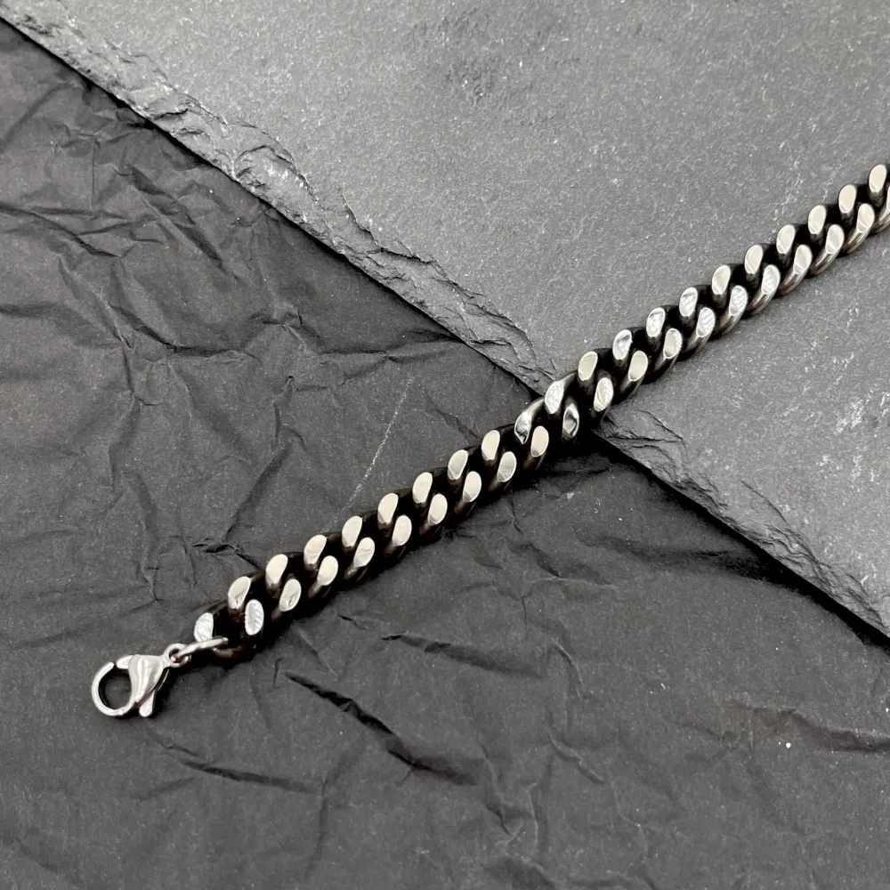 Catena 8mm-Bracciale da Uomo in Acciaio - BAU-208-265 8mm