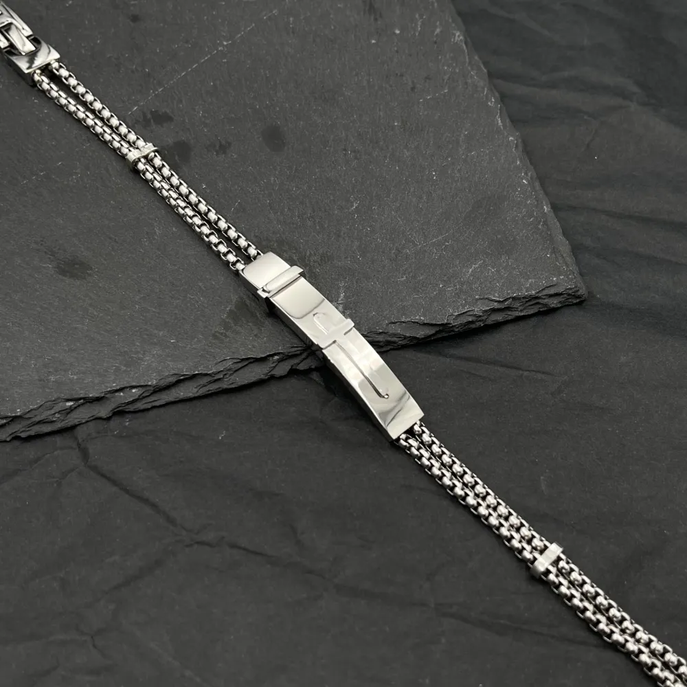 Croce-Bracciale Uomo in Acciaio - BAU-208-291