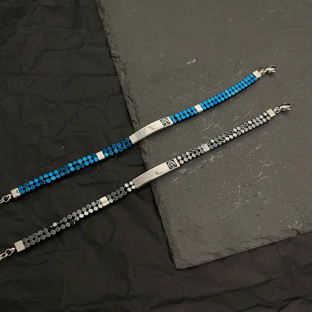 Albero della Vita -Bracciale in Acciaio da Uomo - BAU-600-BMB30029-28