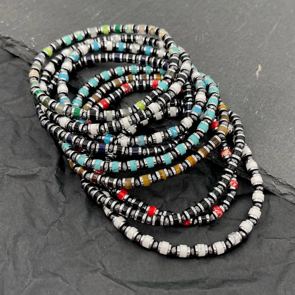 Semplice-Bracciale Elastico in Acciaio da Uomo - BAU-600-BMS30080