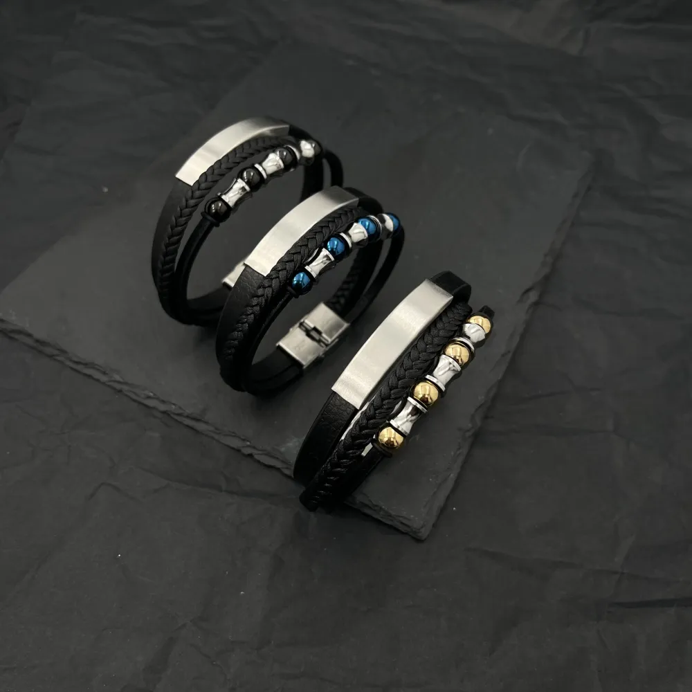 Multifili-Bracciale Uomo in Acciaio - BAU-720-07