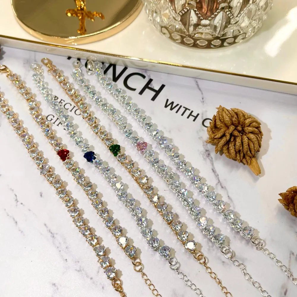 Tennis Cuore-Bracciale con Zirconia - BMM-159-SL16083