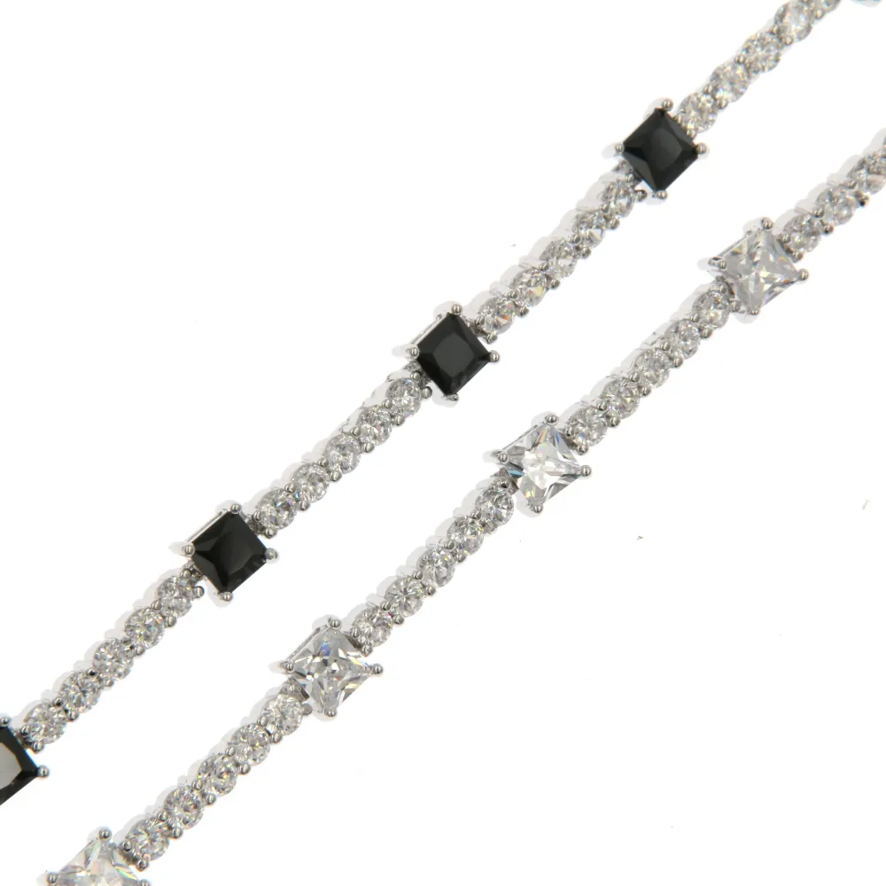 BMZ6561- Tennis Quadrato-Bracciale con Zirconia Xuping - BMZ6561- Tennis Quadrato-Bracciale con Zirconia Xuping