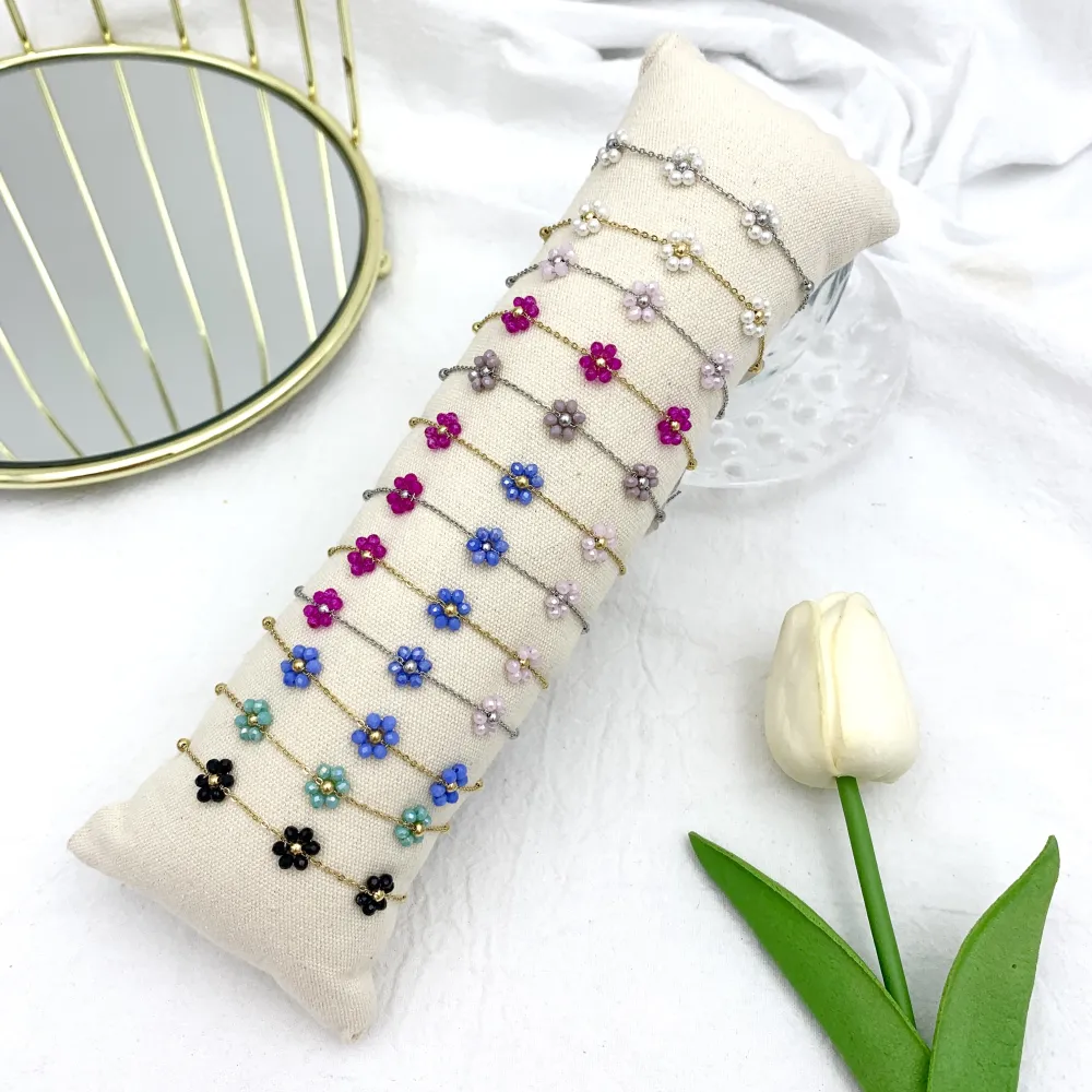 Margherita Cristalli-12Pz Bracciali in Acciaio - BPA-103-AA08B