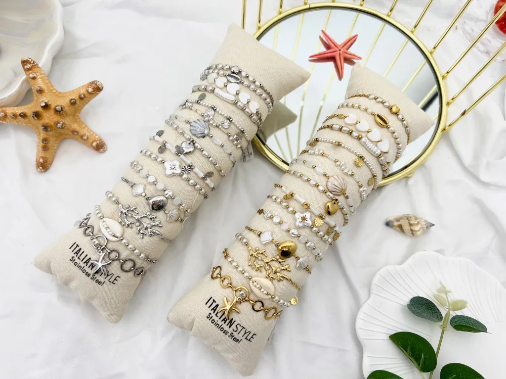 Mix Soggetti-15pz Bracciali in Acciaio - BPA-732-159