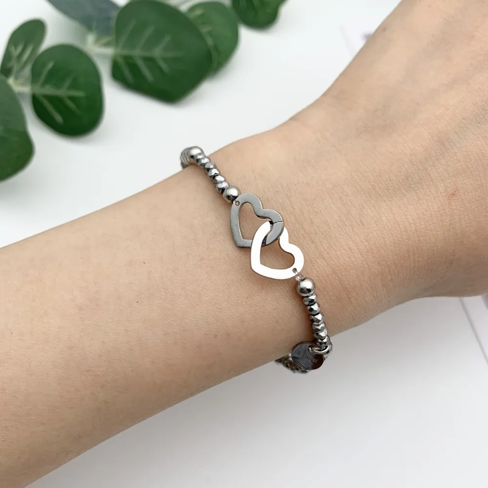 12Pz Bracciali Elastici in Acciaio+Cuscino in Omaggio - BPA104-24