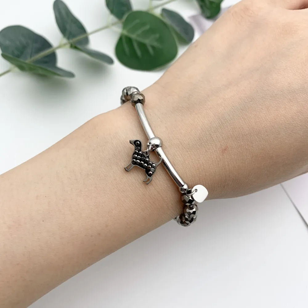 12Pz Bracciali Elastici in Acciaio+Cuscino in Omaggio - BPA104-454 (Oro)