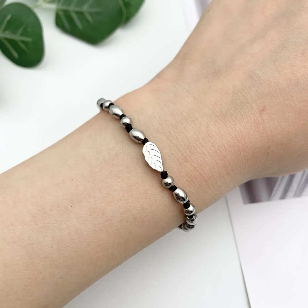 [BPA7654-Nodo Mix-12 Pz Bracciali in Acciaio] 12Pz Bracciali in Acciaio con Chiusura a Moschettone + Cuscino - BPA7654-Nodo Mix-12 Pz Bracciali in Acciaio