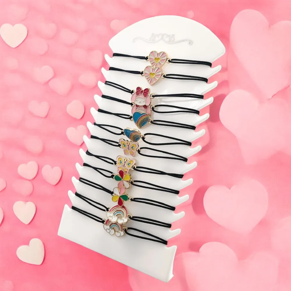 [BPM-191-158] Mix Modelli -12pz Bracciali con Elastico - BPM-191-158