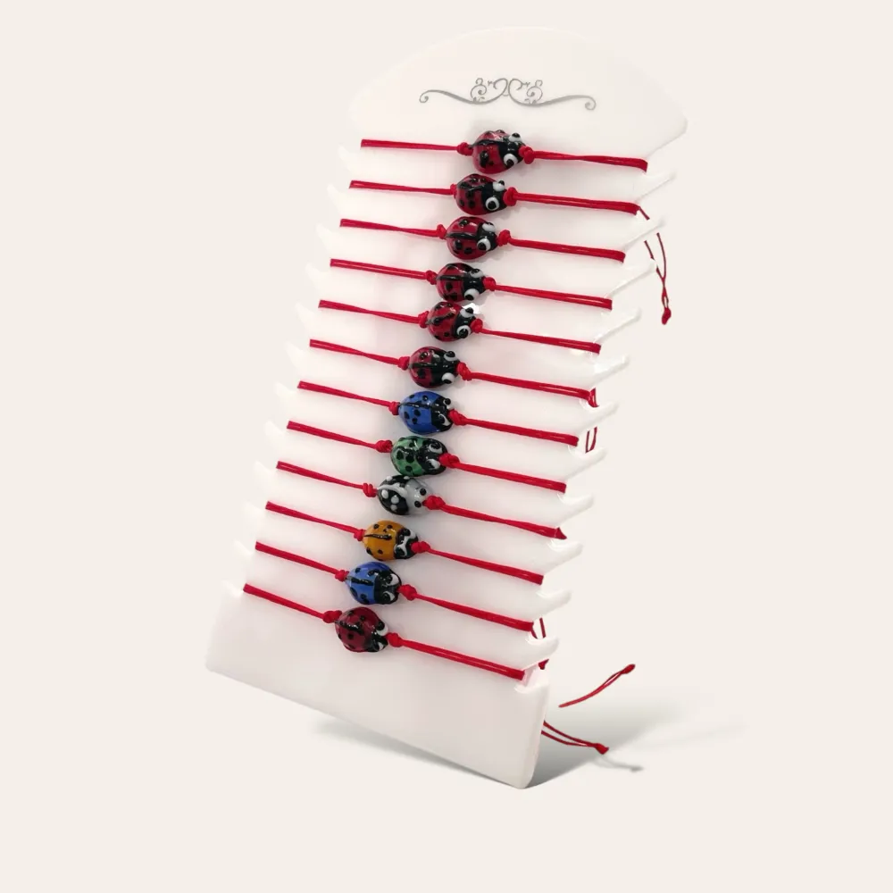 Coccinella -12pz Bracciali Scorrevoli - BPM-191-62