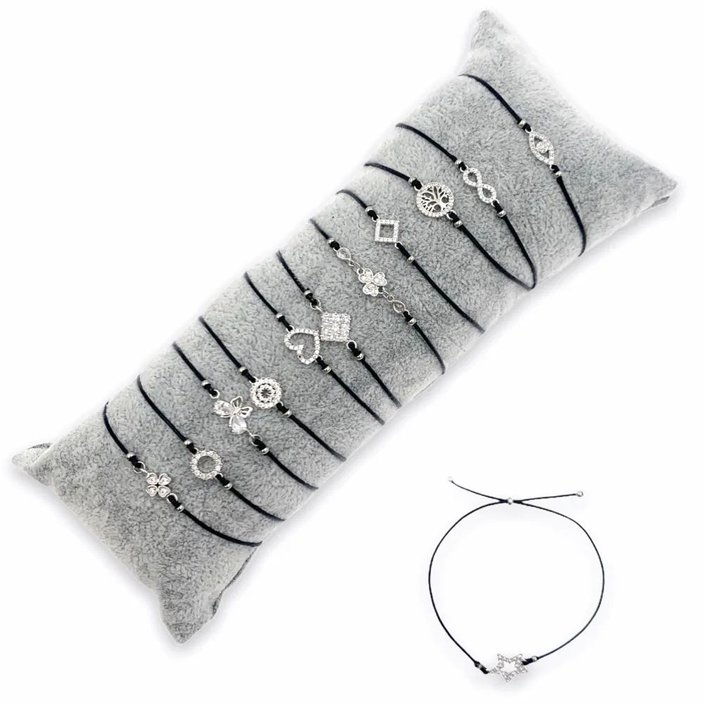 12pz Bracciali+Cuscino in Omaggio - BPM176-160-Mix Soggetti- 12 Pz Bracciali Regolabili