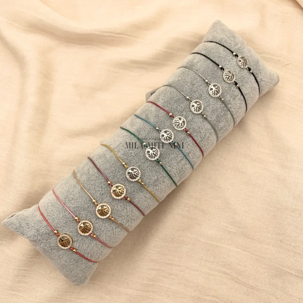 BPM176-163-Albero della Vita-12 Pz Bracciali Regolabili - BPM176-163-Albero della Vita-12 Pz Bracciali Regolabili