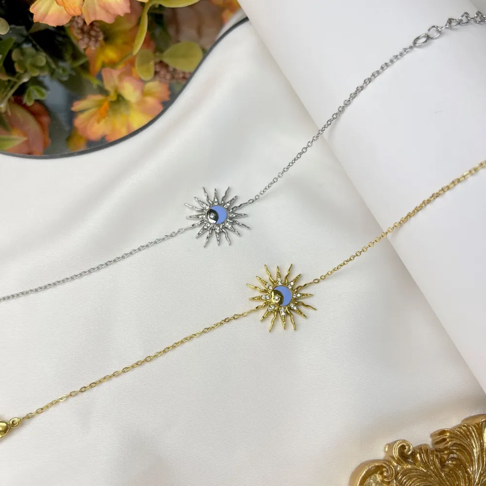 Sole Luna -Bracciale in Acciaio - BR-103-AA5664B