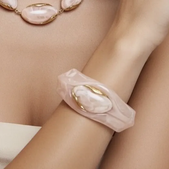 Semplice -Bracciale Rigido Moda in Acciaio - BR-732-602 (MIX)