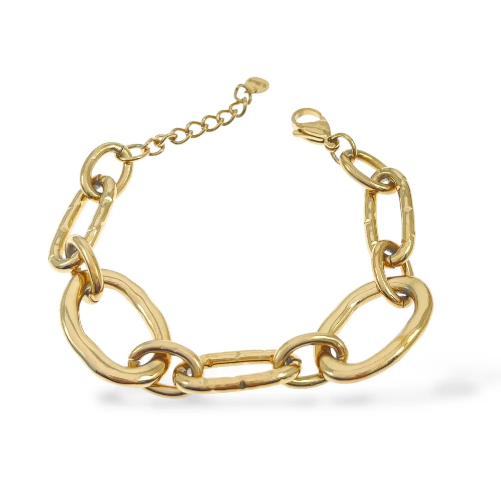 Catena -Bracciale in Acciaio - BR-794-05