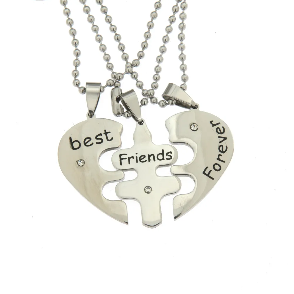 Best Friend Forever Cuore - Tre Collane con P.luce - Best Friend Forever Cuore - Tre Collane con P.luce