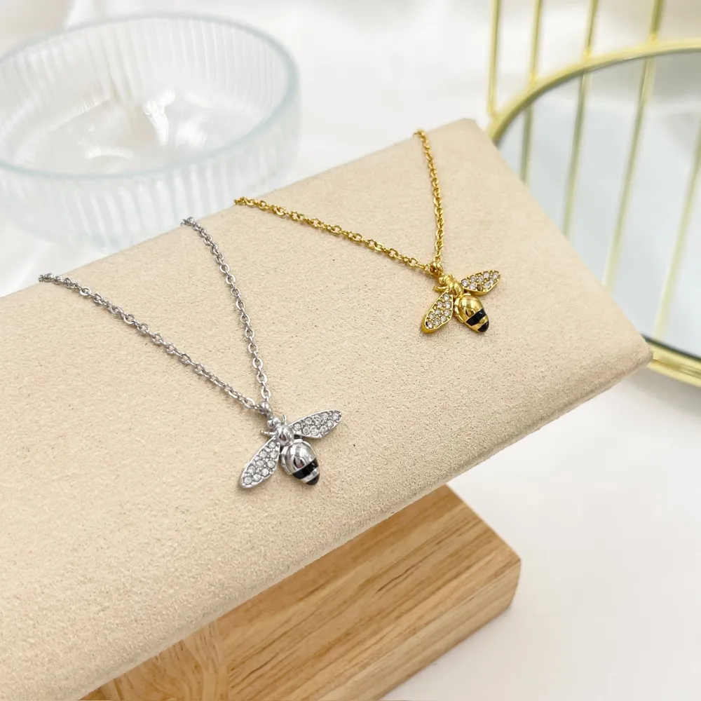 Ape-Collana Corta in Acciaio - CAC-103-AA4185N (Argento)