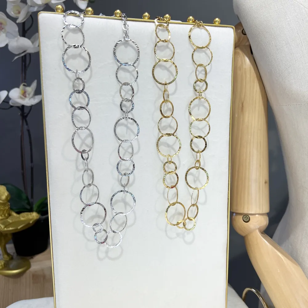 Catena Cerchio-Collana Corta in Acciaio - CAC-103-AA5106N