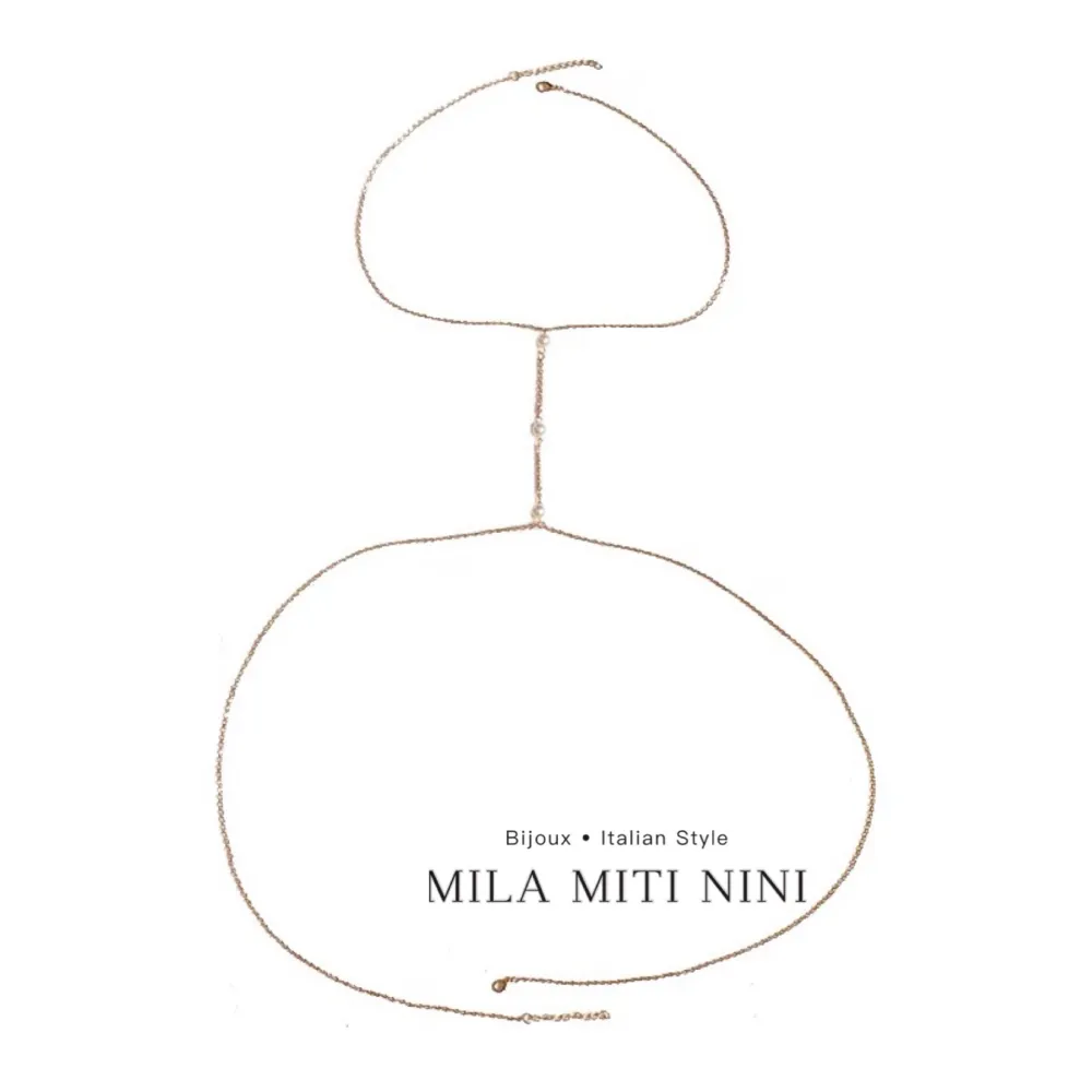 Perla-Catena da Corpo in Acciaio - CAC-413-007