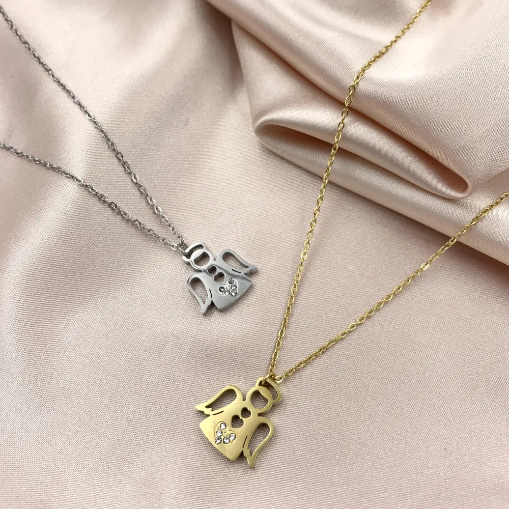 CAC6711-Angelo-Collana Girocollo in Acciaio - CAC-413-981 (Argento)