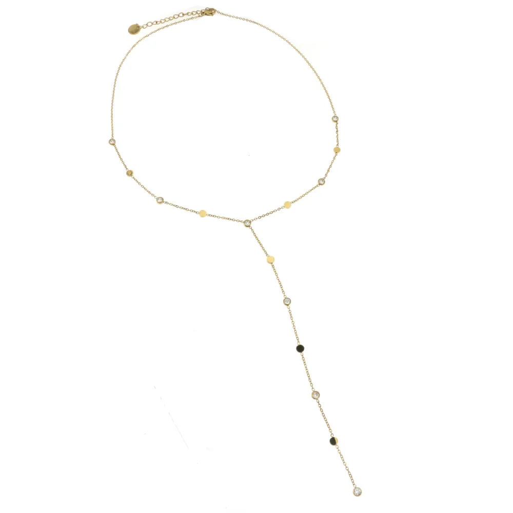 CAC-P.luce Pendente 5305 - Collana Corta in Acciaio - CAC-P.luce Pendente 5305 - Collana Corta in Acciaio