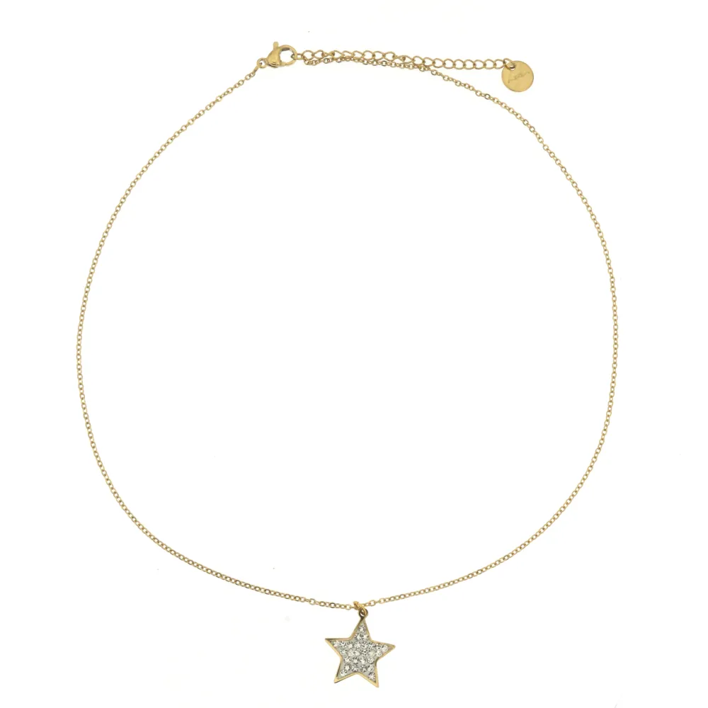 CAC-Stella 5313- Collana Girocollo in Acciaio - CAC-Stella 5313- Collana Girocollo in Acciaio