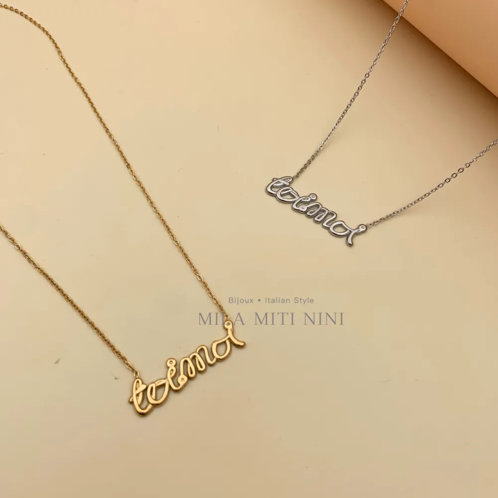 ToiMoi-Collana Corta in Acciaio - CAC413-1671