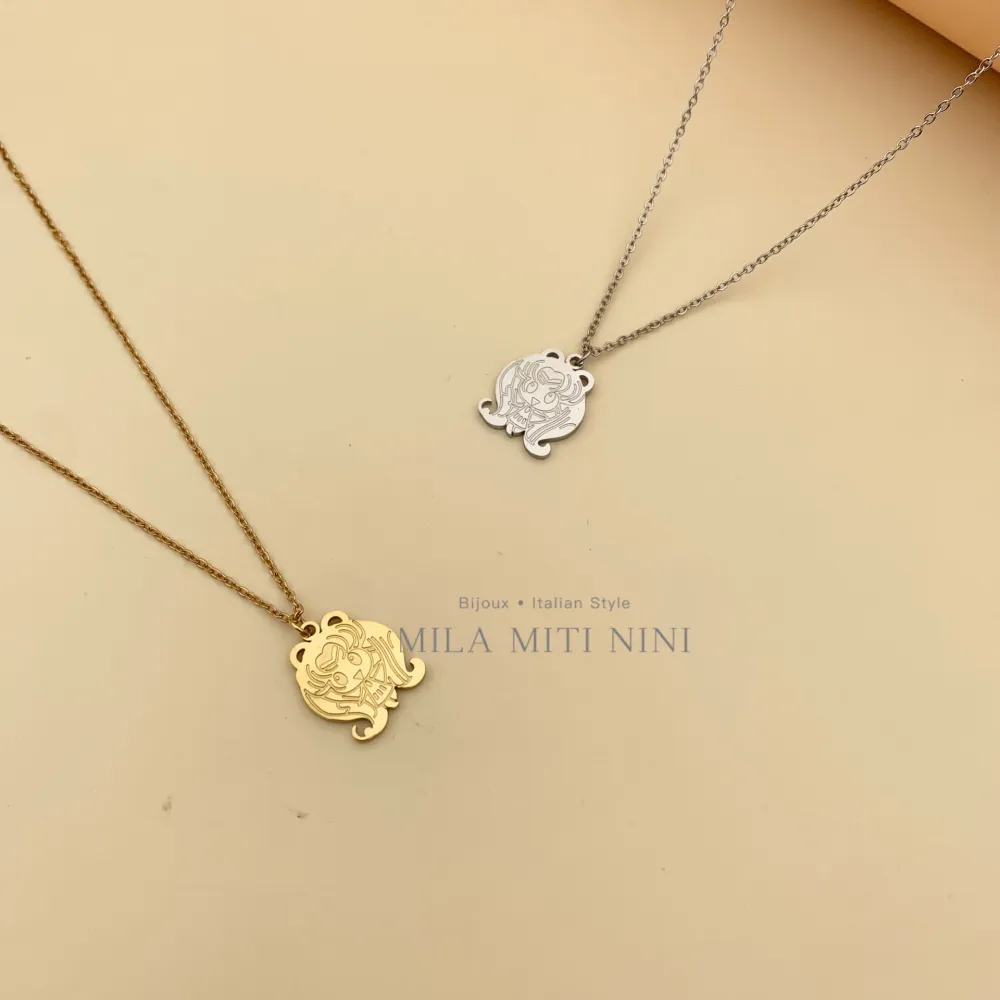 Sailor Moon-Collana Corta in Acciaio - CAC413-1704