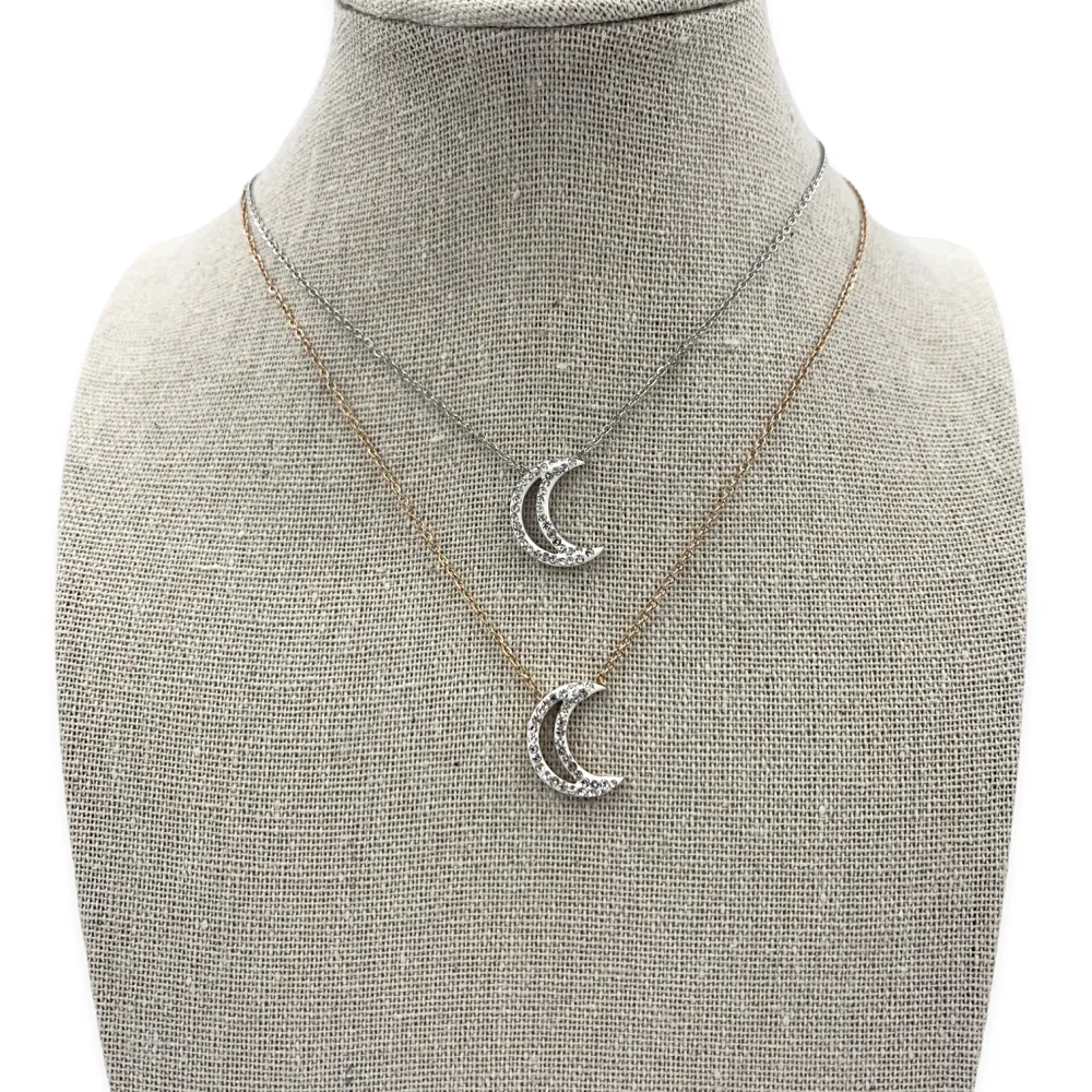 CAC-Luna 5691 - Collana Corta in Acciaio - CAC413-180-Luna - Collana Corta in Acciaio