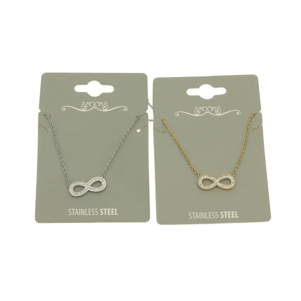 CAC-Infinito 5315- Collana Girocollo in Acciaio - CAC413-184-Infinito - Collana Girocollo in Acciaio (Argento)