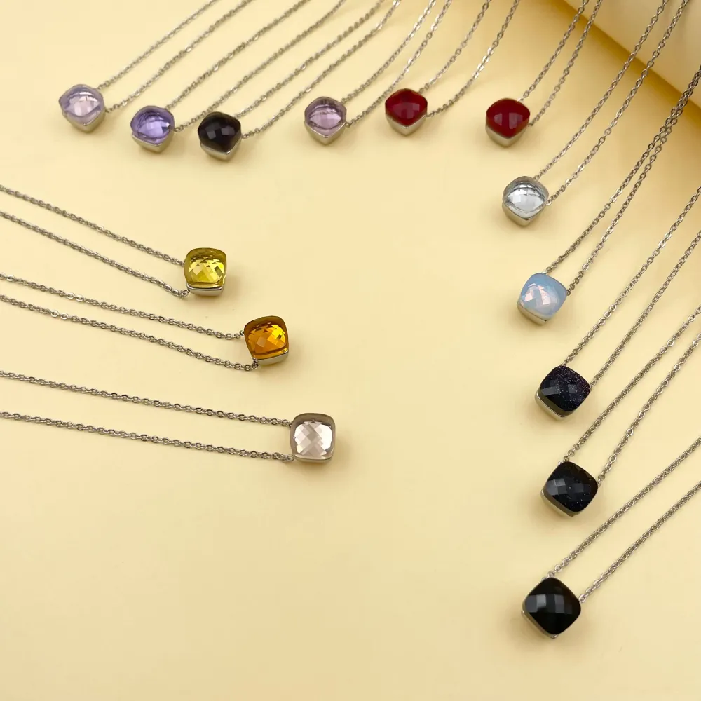 P.luce Quadrato-Collana in Acciaio - CAC456-01