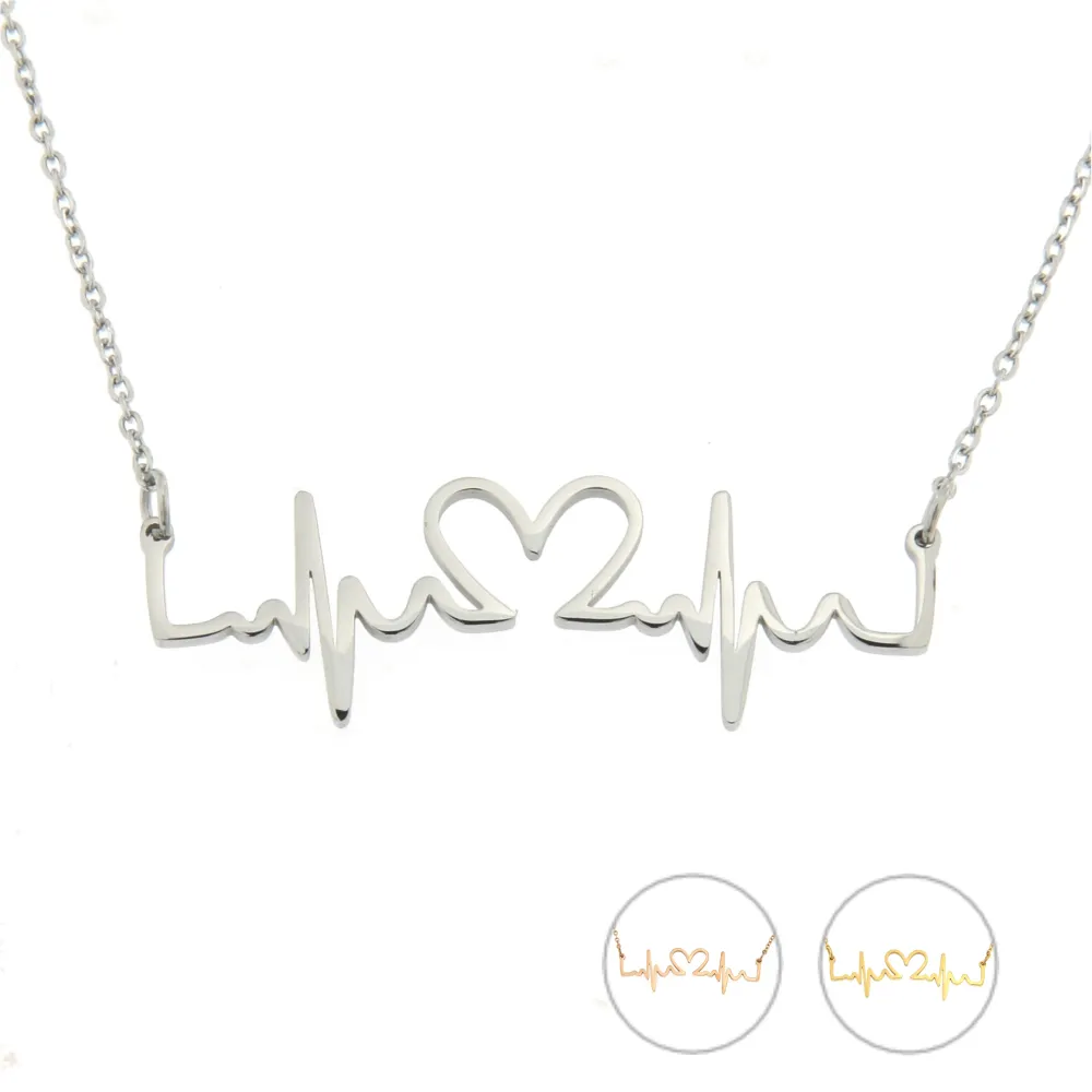 CAC7225-Battito Cuore - Collana Girocollo in Acciaio - CAC7225-Battito Cuore - Collana Girocollo in Acciaio (Argento)