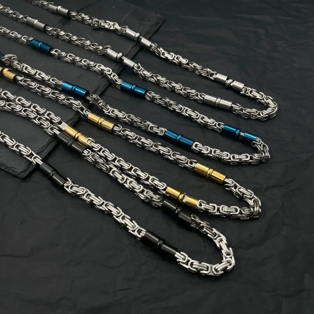 Catena Grossa-Collana in Acciaio da Uomo - CAU-208-297 (Acciaio)