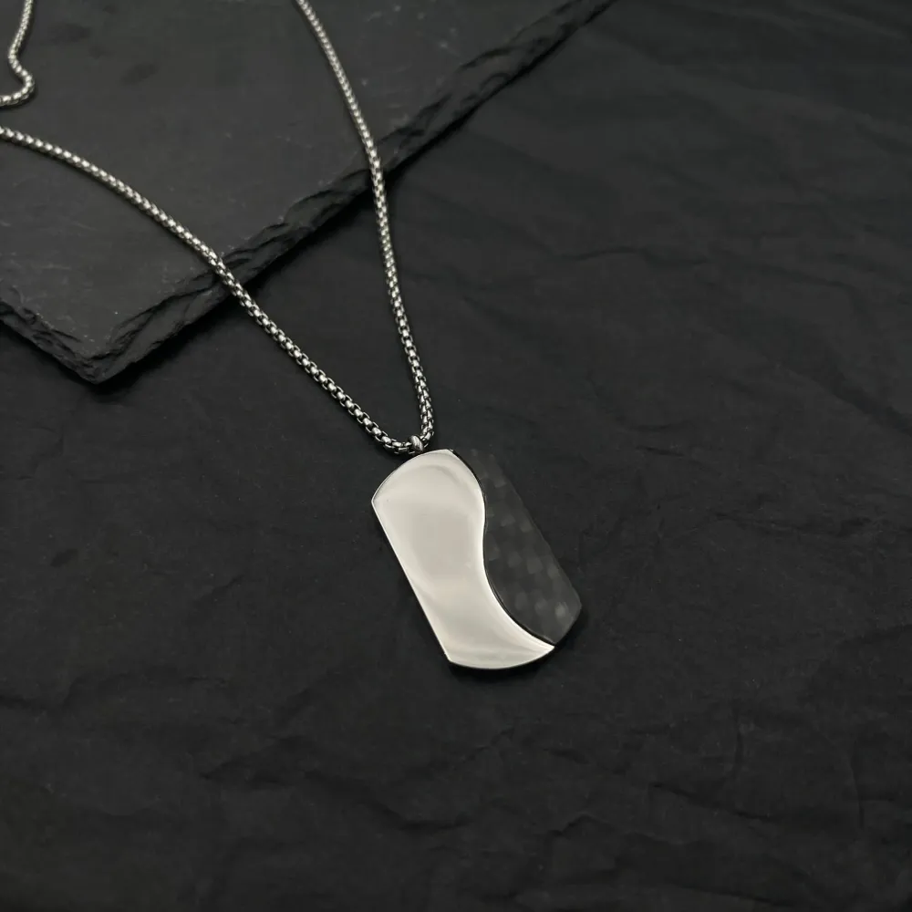 Target-Collana Corta in Acciaio da Uomo - CAU-600-H204