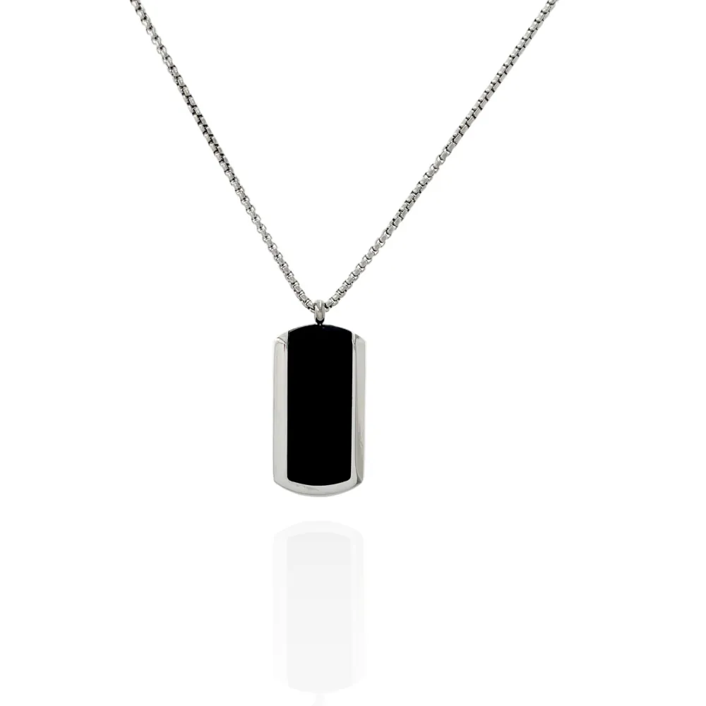 [CAU-600-H207] Target-Collana Corta in Acciaio da Uomo - CAU-600-H207 (Acciaio)
