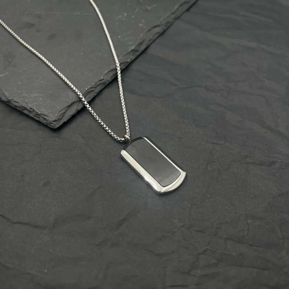 Target-Collana Corta in Acciaio da Uomo - CAU-600-H207