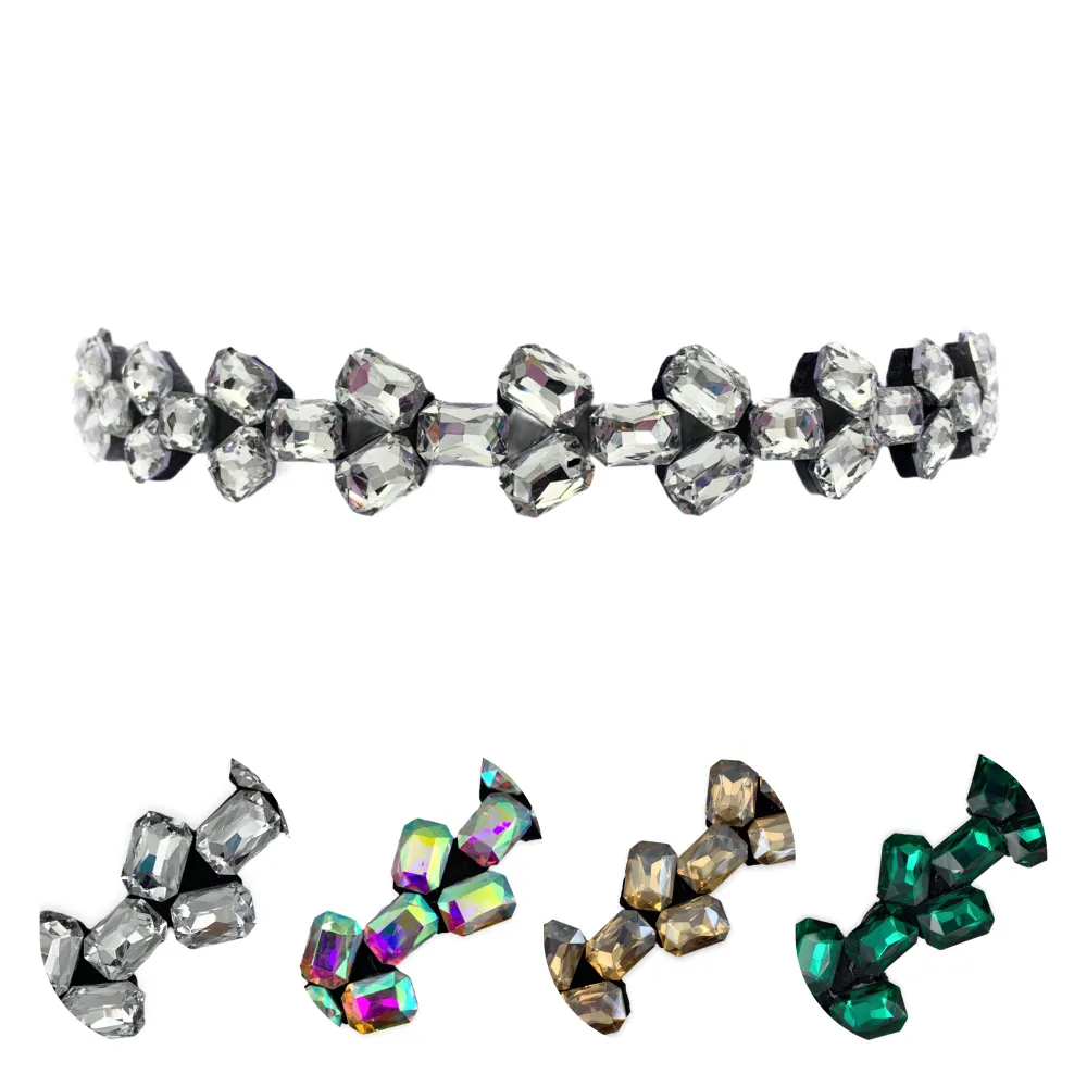 CIN5878-Rettangolare-Cintura  con Pietre Colorate - CIN5878-Rettangolare-Cintura  con Pietre Colorate